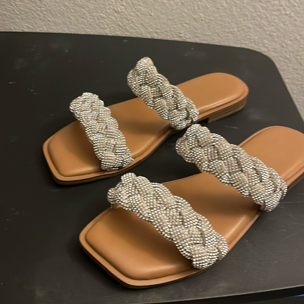 Rhinestone sandals